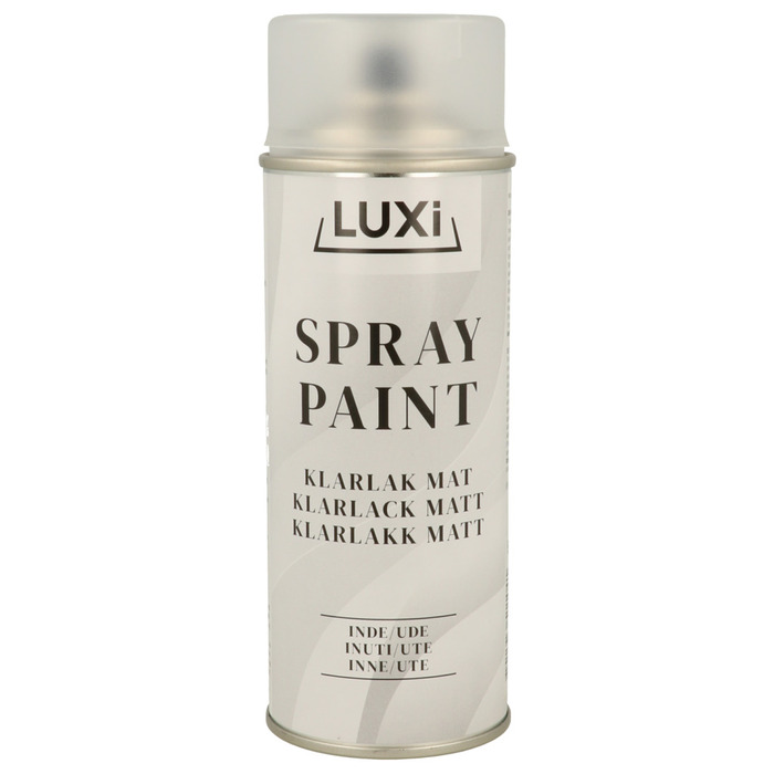 Spraymaling klarlak mat - Luxi